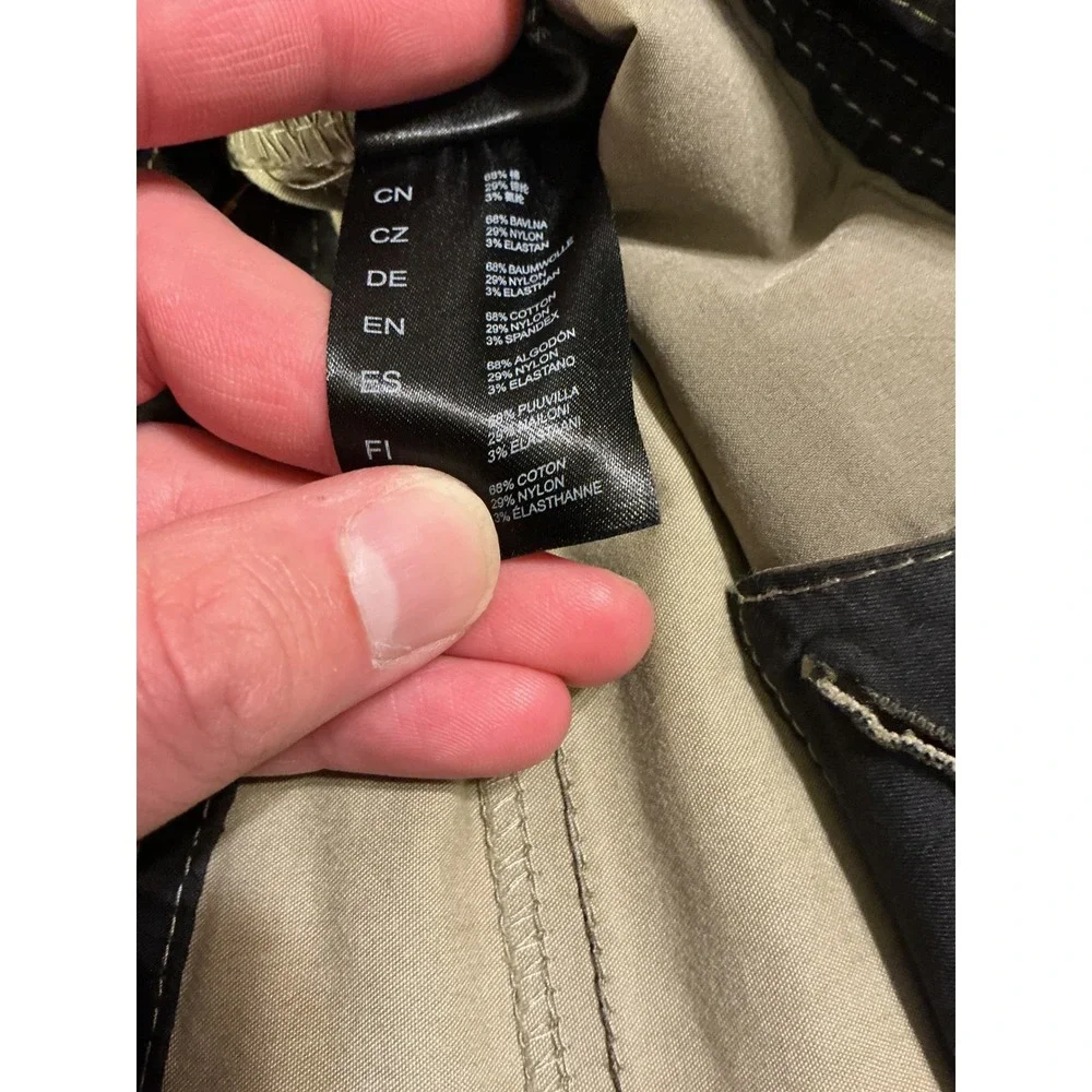 Kuhl Rydr Mens 32x32 Dark Khaki Brown Cotton Blend Hiking Workwear Pants - Picture 5 of 9